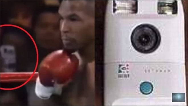 时光旅行是真的吗：拳王泰森1995年拳赛中竟出现智能手机？