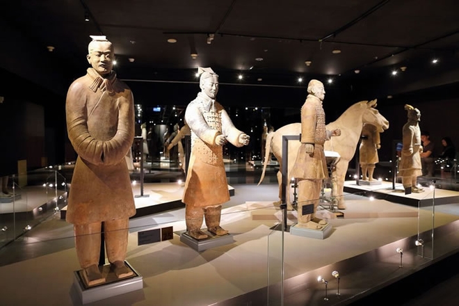 八面威风的秦始皇兵马俑大军面貌分为八种类型