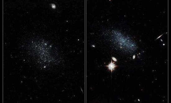 哈勃望远镜发现来自宇宙荒野的矮星系