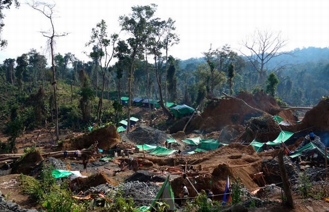 缅甸胡康河谷矿藏是白垩纪琥珀非常珍贵的来源。琥珀不仅因其瑰丽，更因为本身蕴含的科学讯息而价值连城。 PHOTOGRAPH BY MO LI