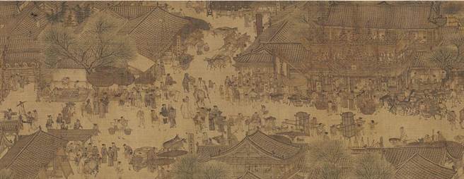 北京故宫博物院藏·张择端《清明上河图》。