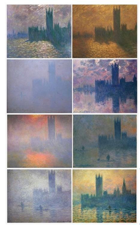 《英国国会大厦》 莫奈
